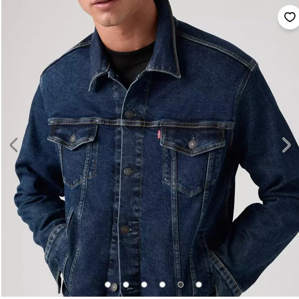 Levi's Trucker Jacket, Colusa - Medium Wash, Size Medium, EUC